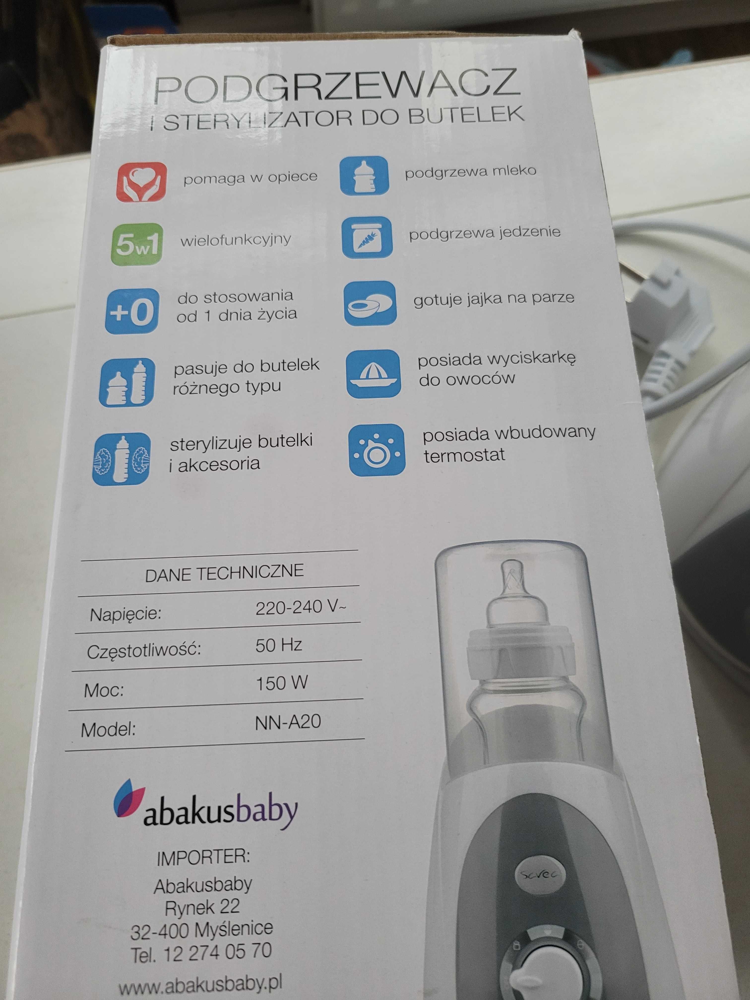 Podgrzewacz, sterylizator do butelek Savea