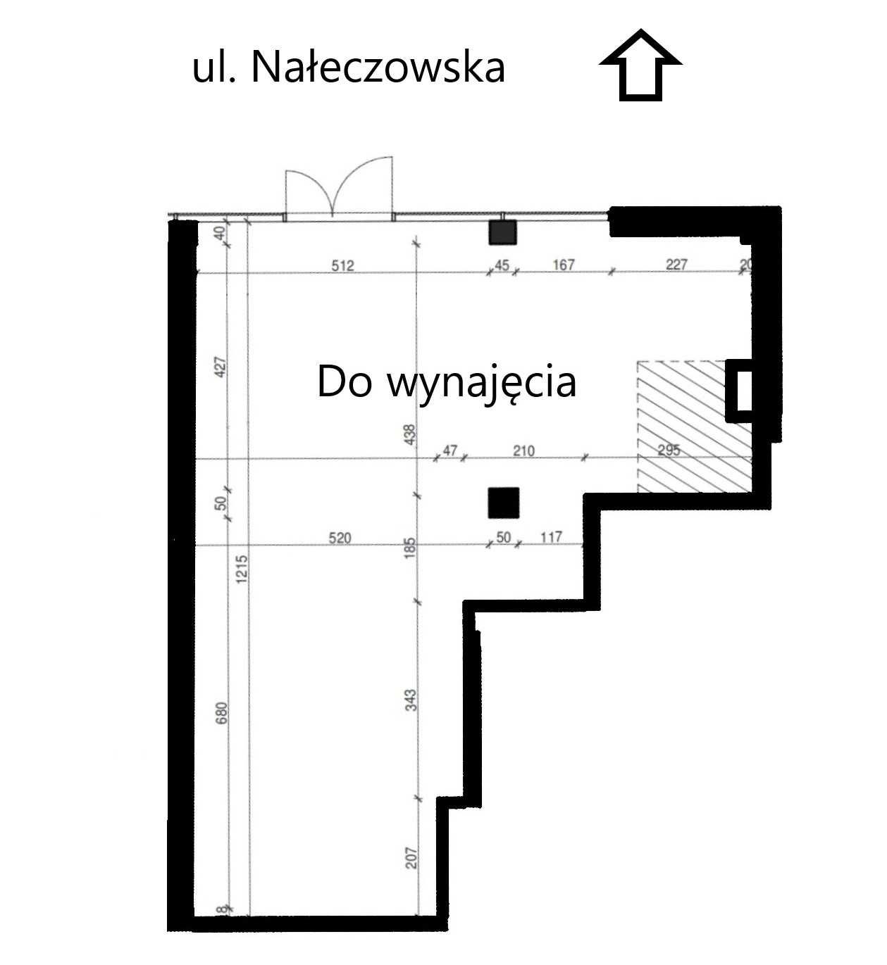 Lokal usługowo-handlowy 89 mkw ul. Nałęczowska 18