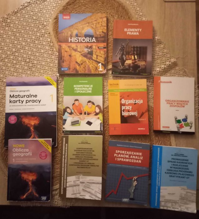 Komplet książek Technikum ekonomiczne 1 klasa