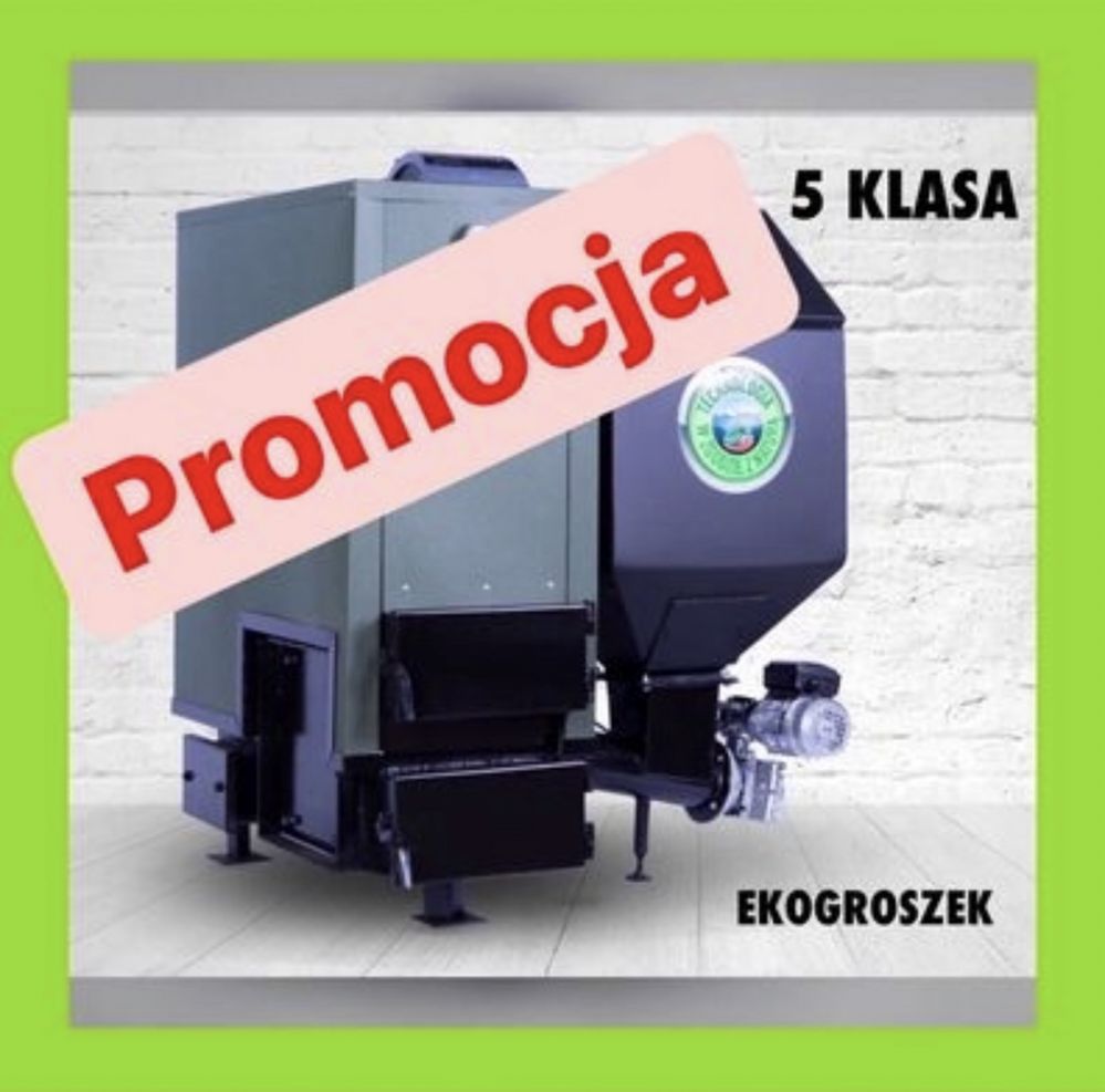 Piec na pellet ekogroszek drewno eco 30kW PROMOCJA cala Polska