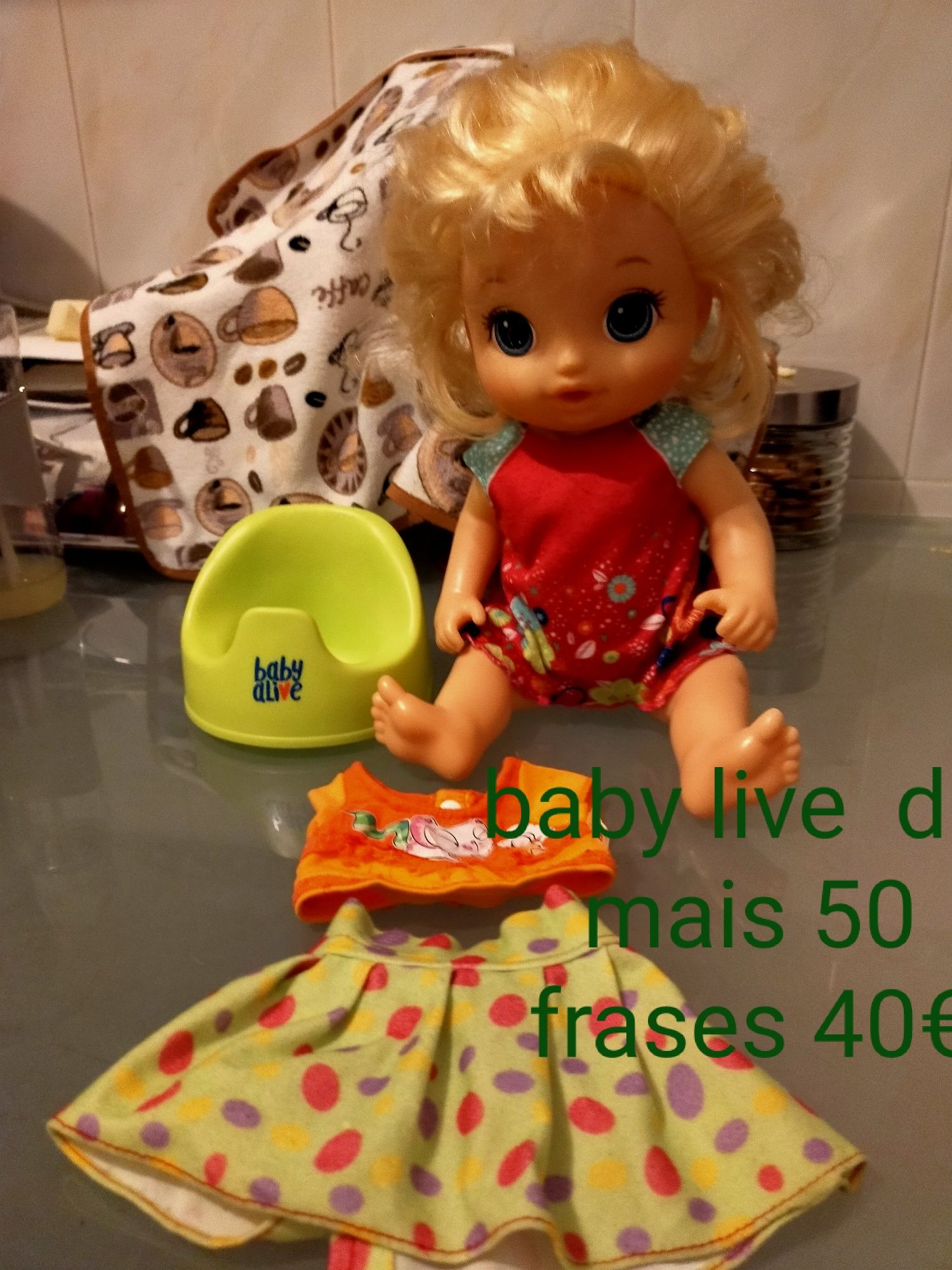 Baby live +acessórios  mais 50 frases