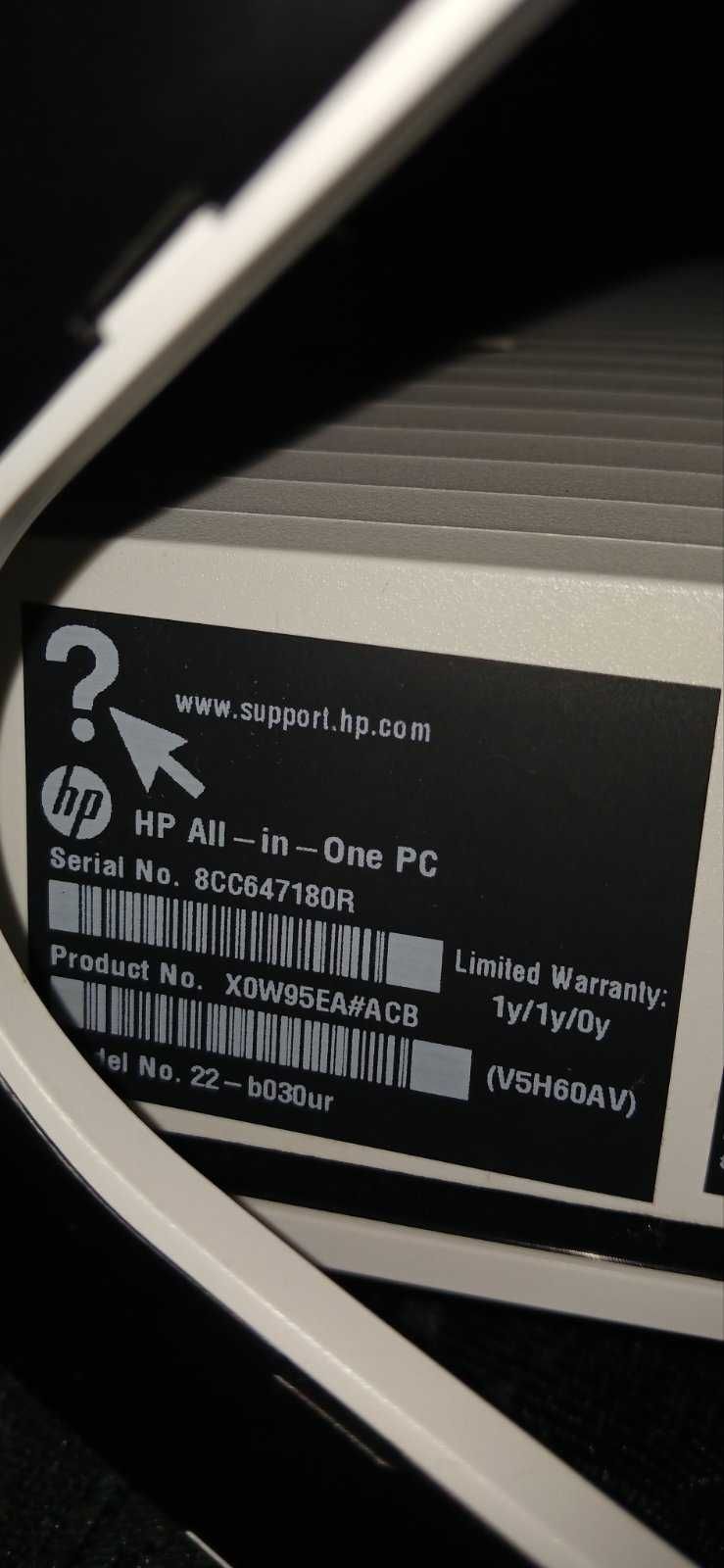 Моноблок HP 21.5" HDD 1ТБ Intel Core i3