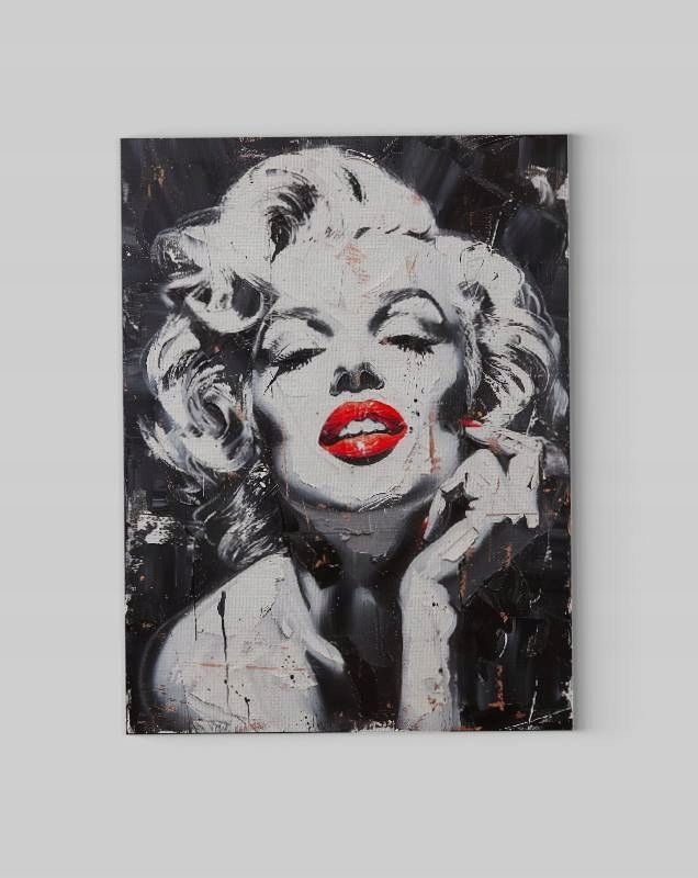 Obraz na płótnie Marilyn Monroe 90x120 cm - Ikona Popkultury