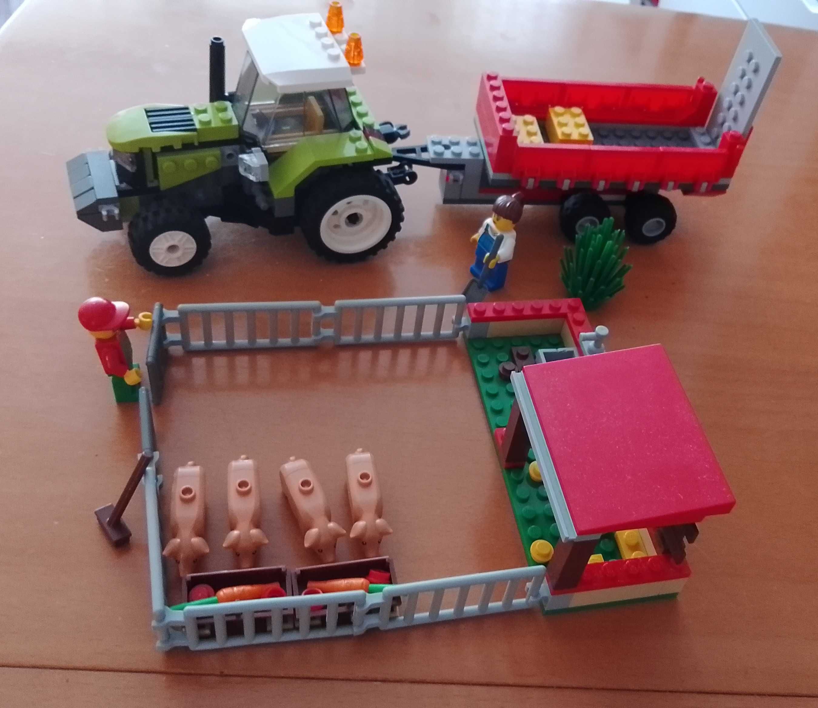 LEGO 7684 City - Hodowla świń i traktor - 100% komplet