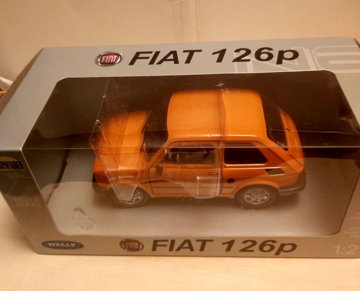 Fiat 126 P model 1:21 kolekcjonerski