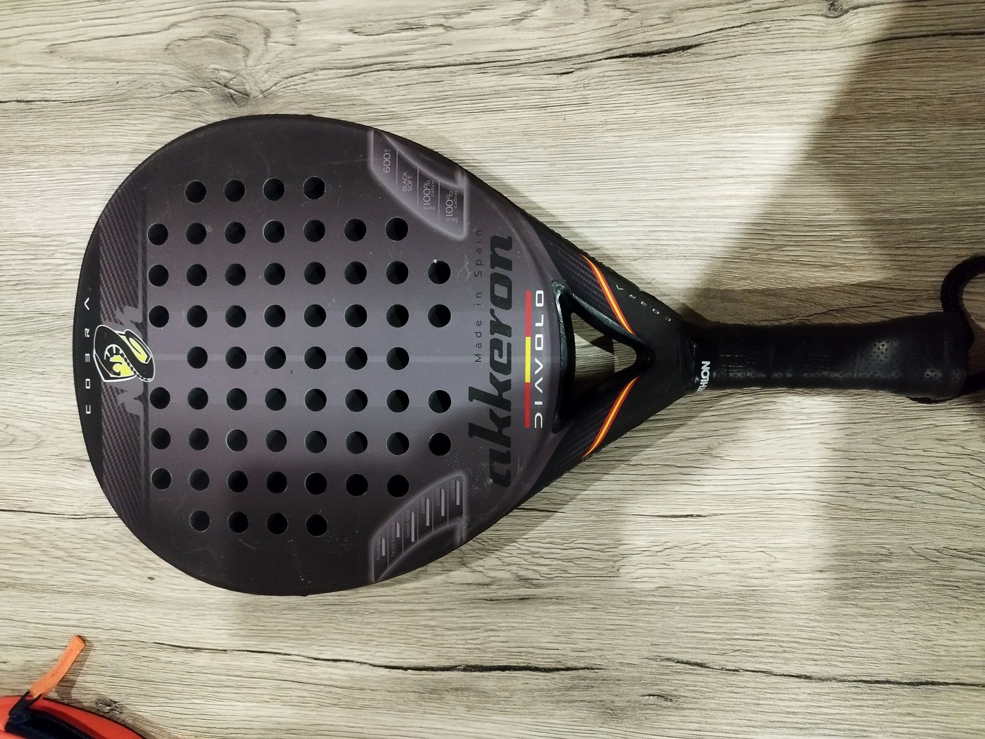 Raquete padel akkeron soft nova!