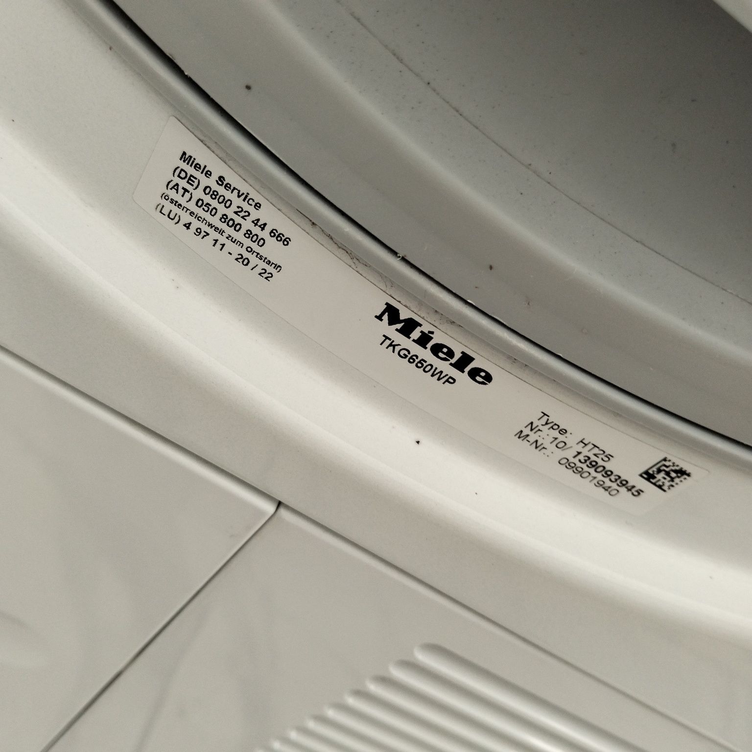 Suszarka Miele Tkg 650 WP 8kg pompa outlet