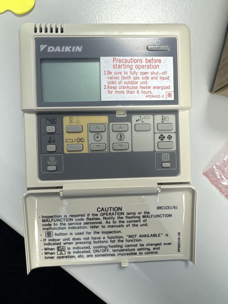 Daikin VRV comando ar condicionado BRC1C51/61