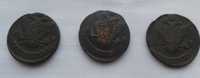 3szt. 5 kopiejek monety 1772-5. Rosja carska.