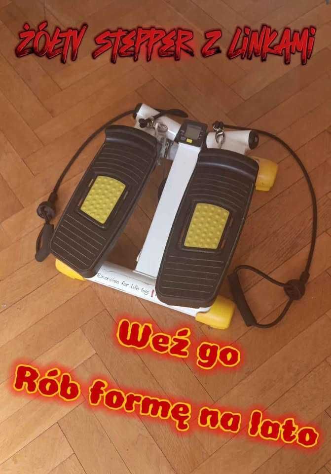 Stepper z linkami żółty