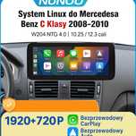 Nawigacja Carplay android auto GPS Radio Ekran Mercedes W204