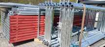 Rusztowanie elewacyjne plettac 24x6.5m idealne na domki