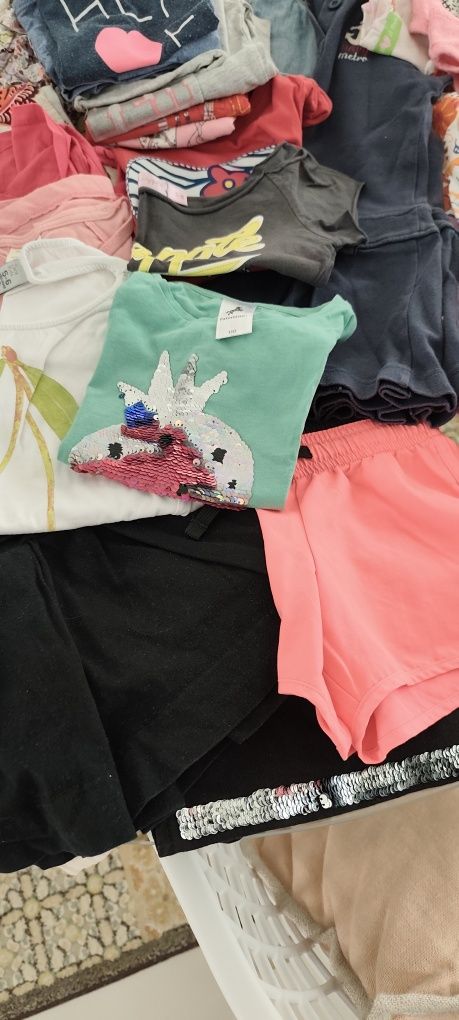 Lote de roupa menina - 5-6 anos (primavera/verão)
