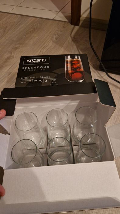 Krosno Highball glass, zestaw szklanek 6 szt typu long