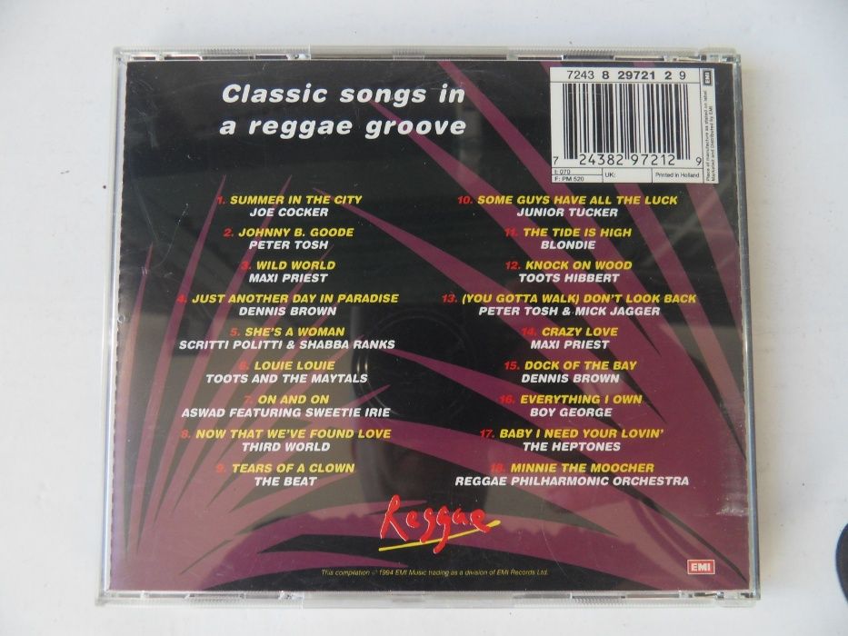 Reggae- Classic Songs in a reggae Groove