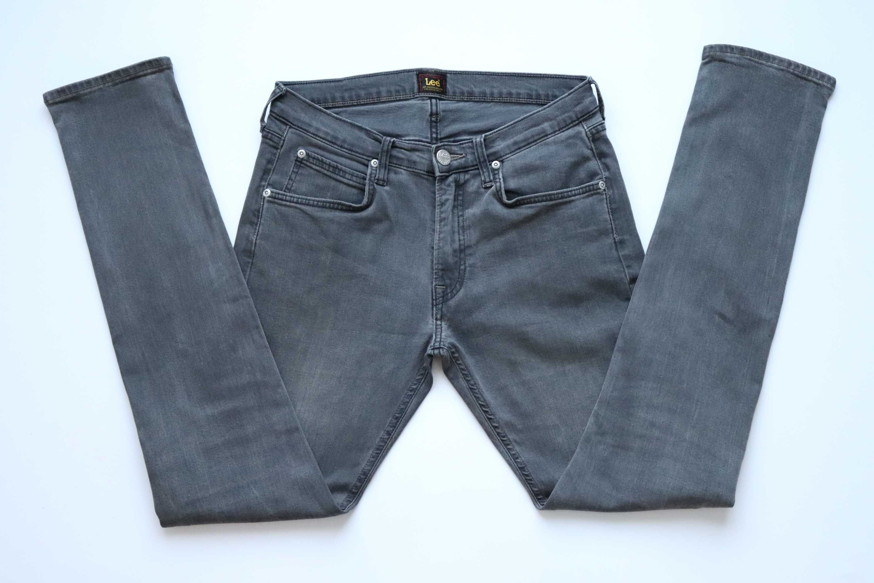 LEE LUKE W30 L32 męskie spodnie jeansy skinny slim fit