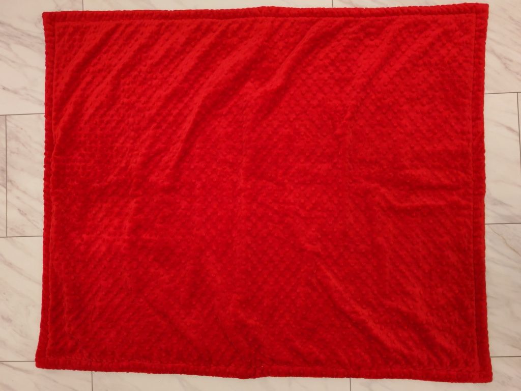 Koc polar minky 100x80 mięciutki, nowy