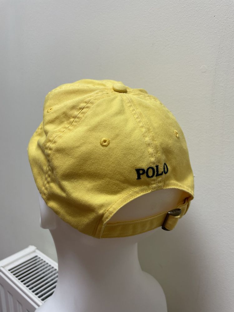 Czapka Polo Ralph Lauren size 59 kolor żółty