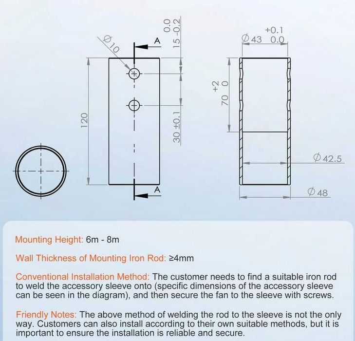 Gerador de turbina eólica VEVOR 500W, kit de turbina eólica de 24V