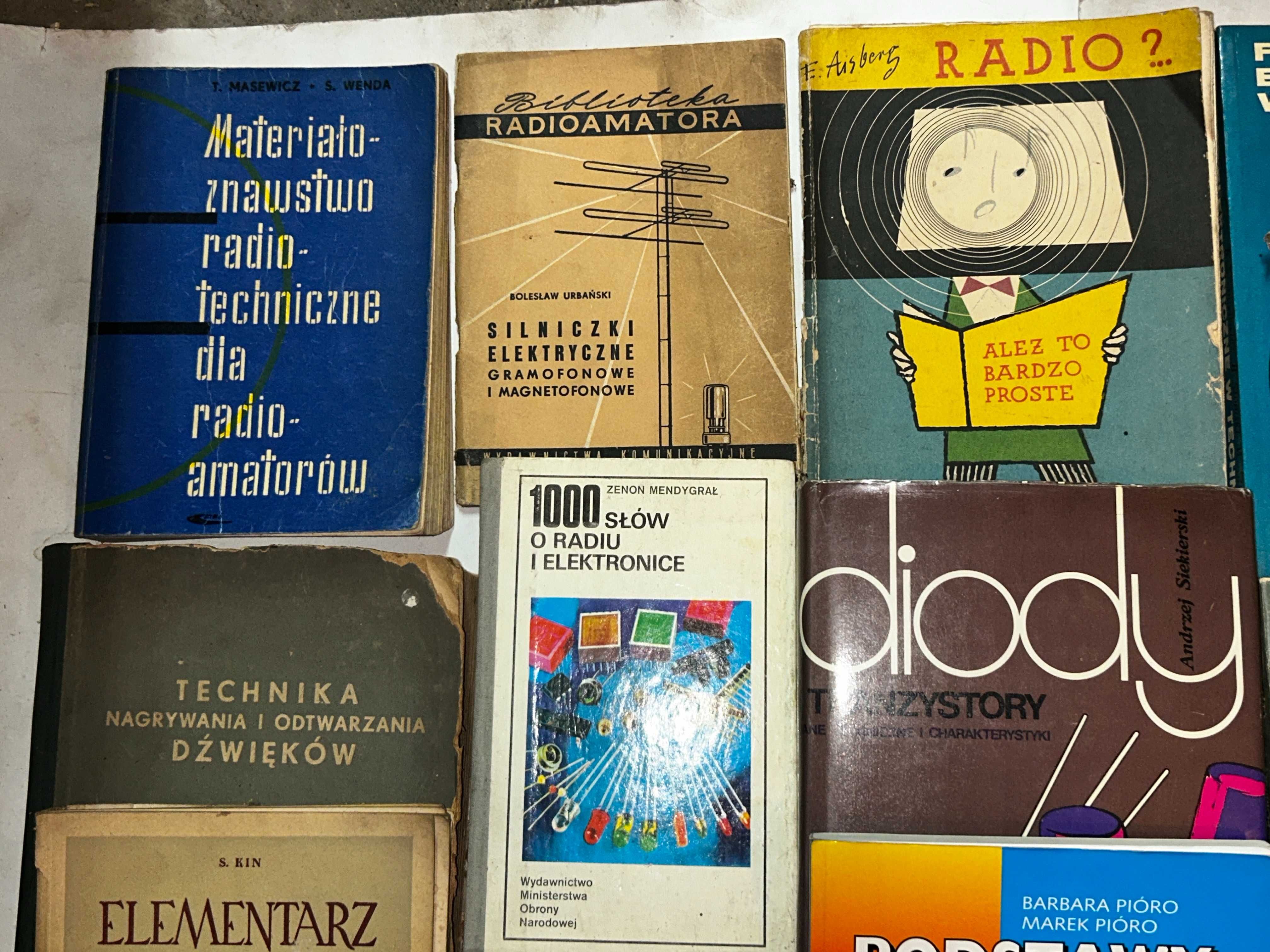 Książki ELEKTRONIKA Radio i inne...21 sztuk