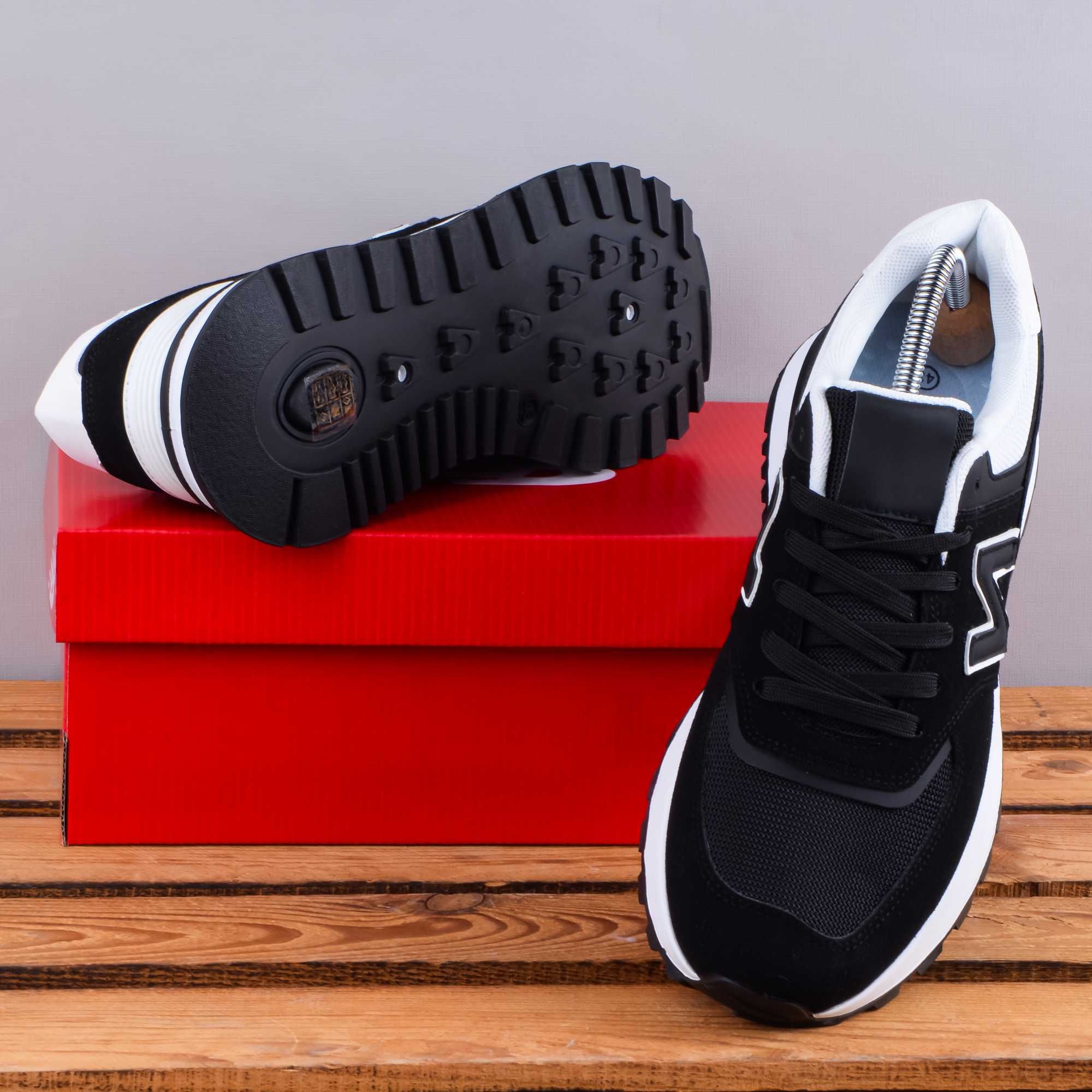 (1855) Кросівки у стилі New Balance 574 чорні (36-45) нб ню беленс