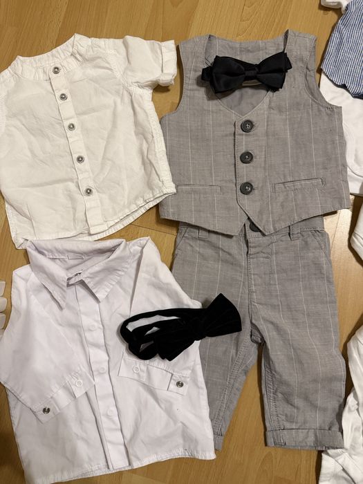 Ubranka dziecięce komplety przyjęcie chrzest itd.