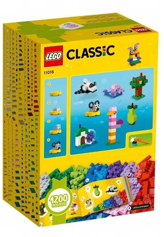 Duże Lego classic 11016 unikat 1200 elementów nowy