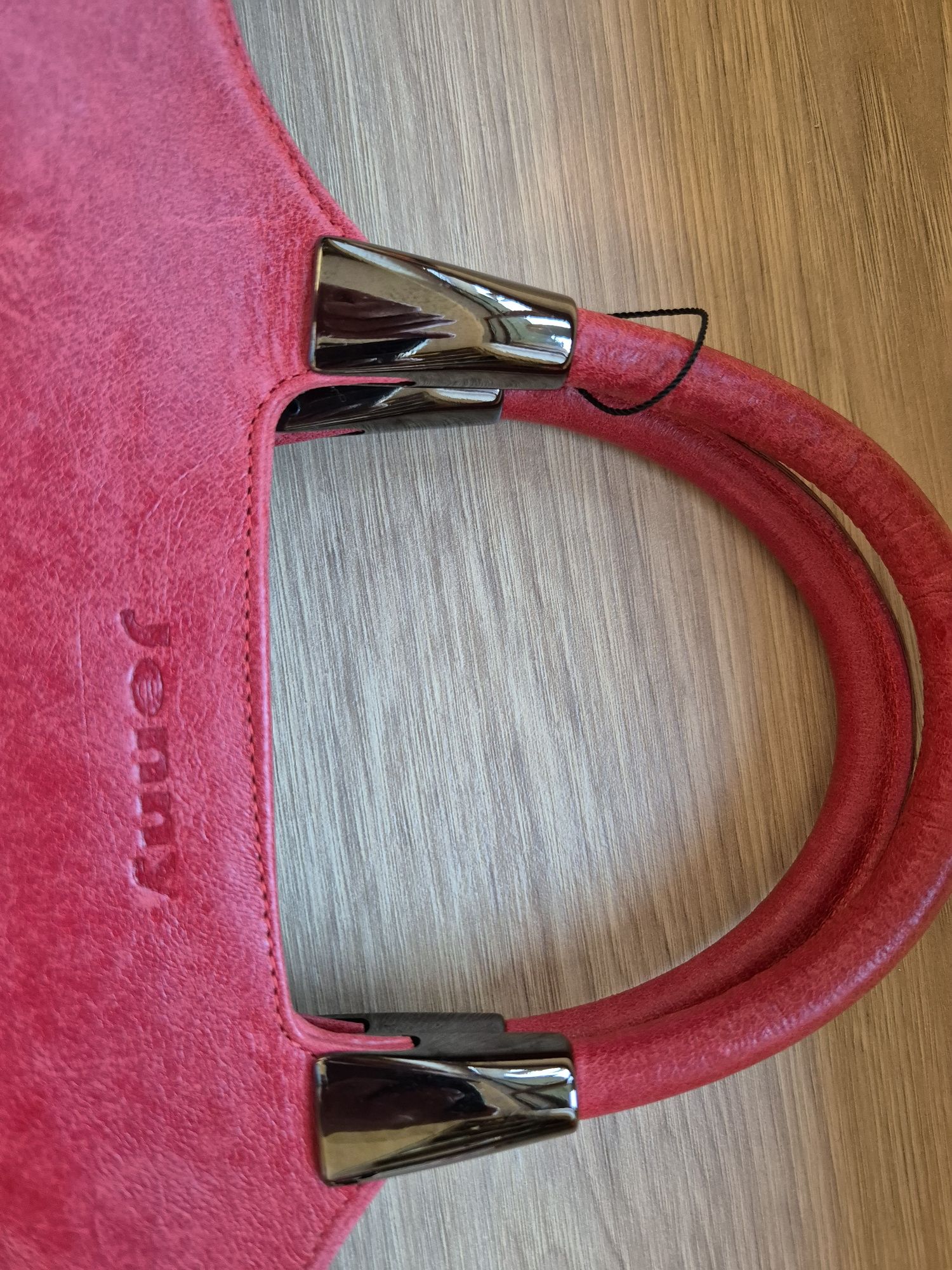 Torba na ramię, vintage, czerwona, nowa
