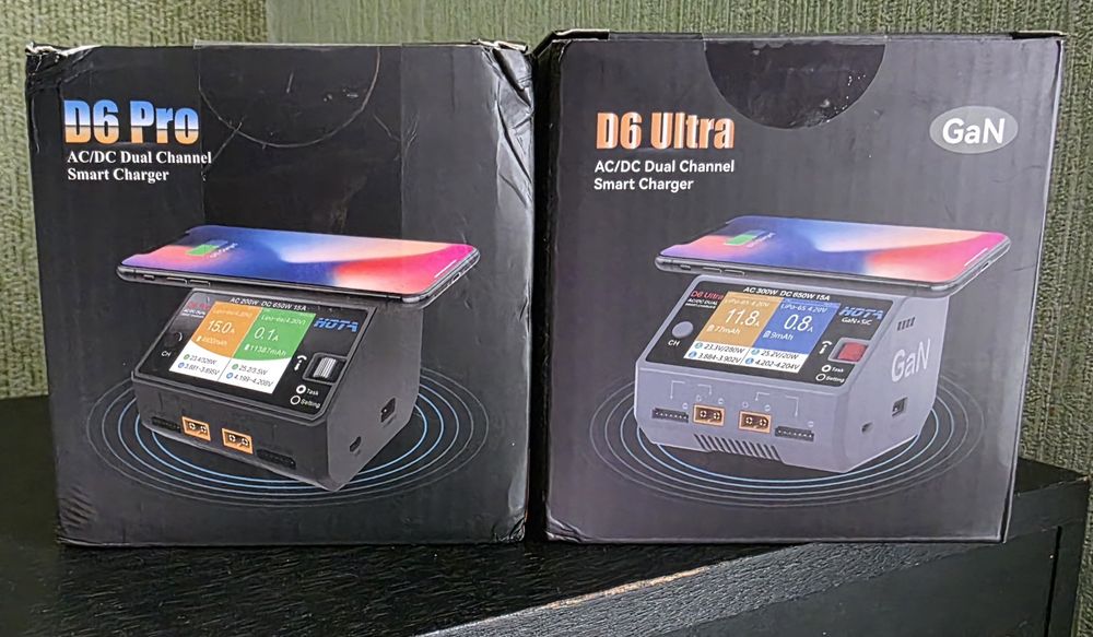 Hota D6 PRO та HOTA D6ULTRA Двопортовий зарядний пристрій