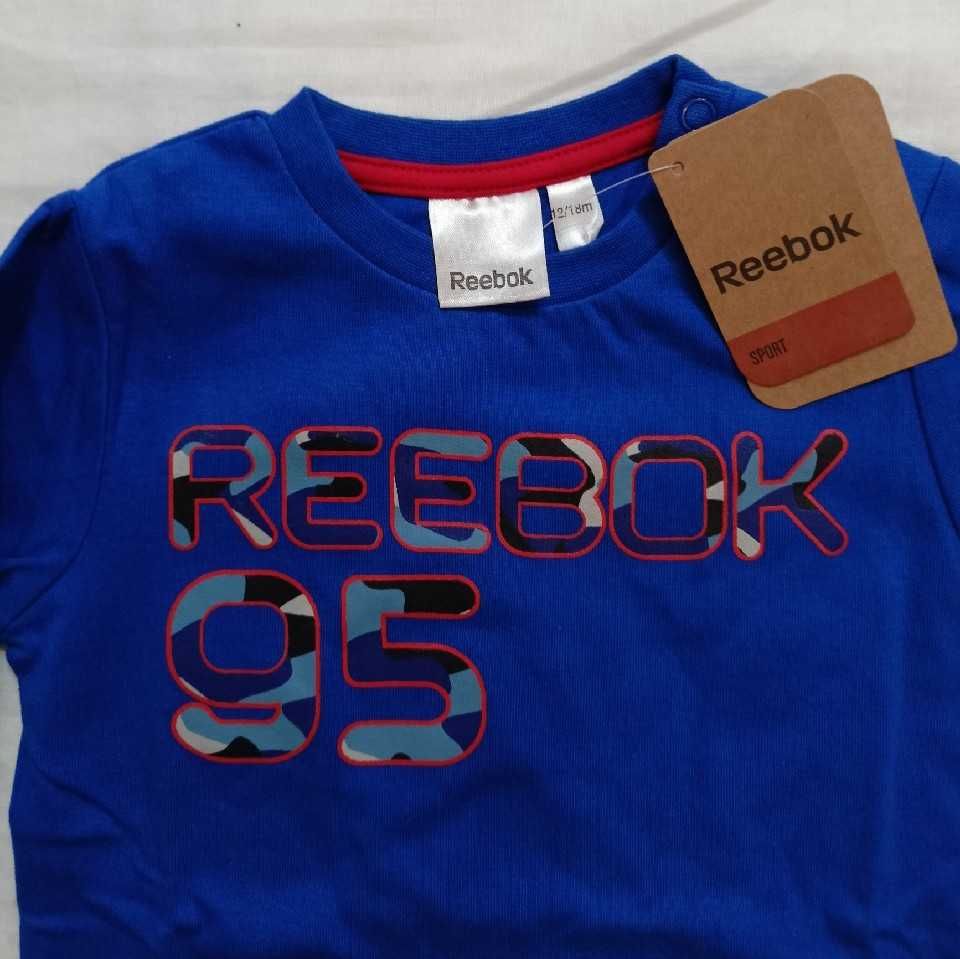 NOWA bluza REEBOK rozmiar 80 9-12 cienka niebieska