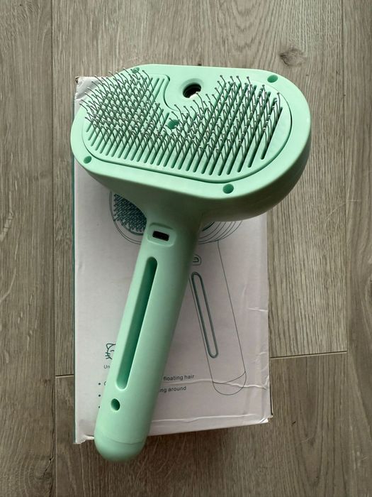 Szczotka parowa dla psa i kota samoczyszcząca. Do pielęgnacji sierści