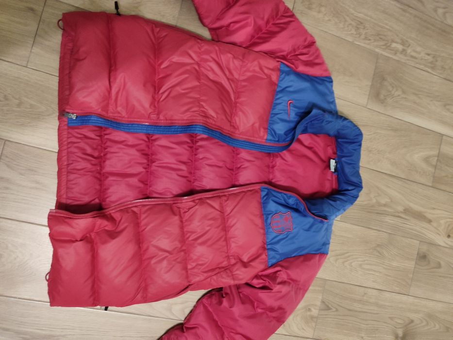 Kurtka męska puchowa nike FC Barcelona