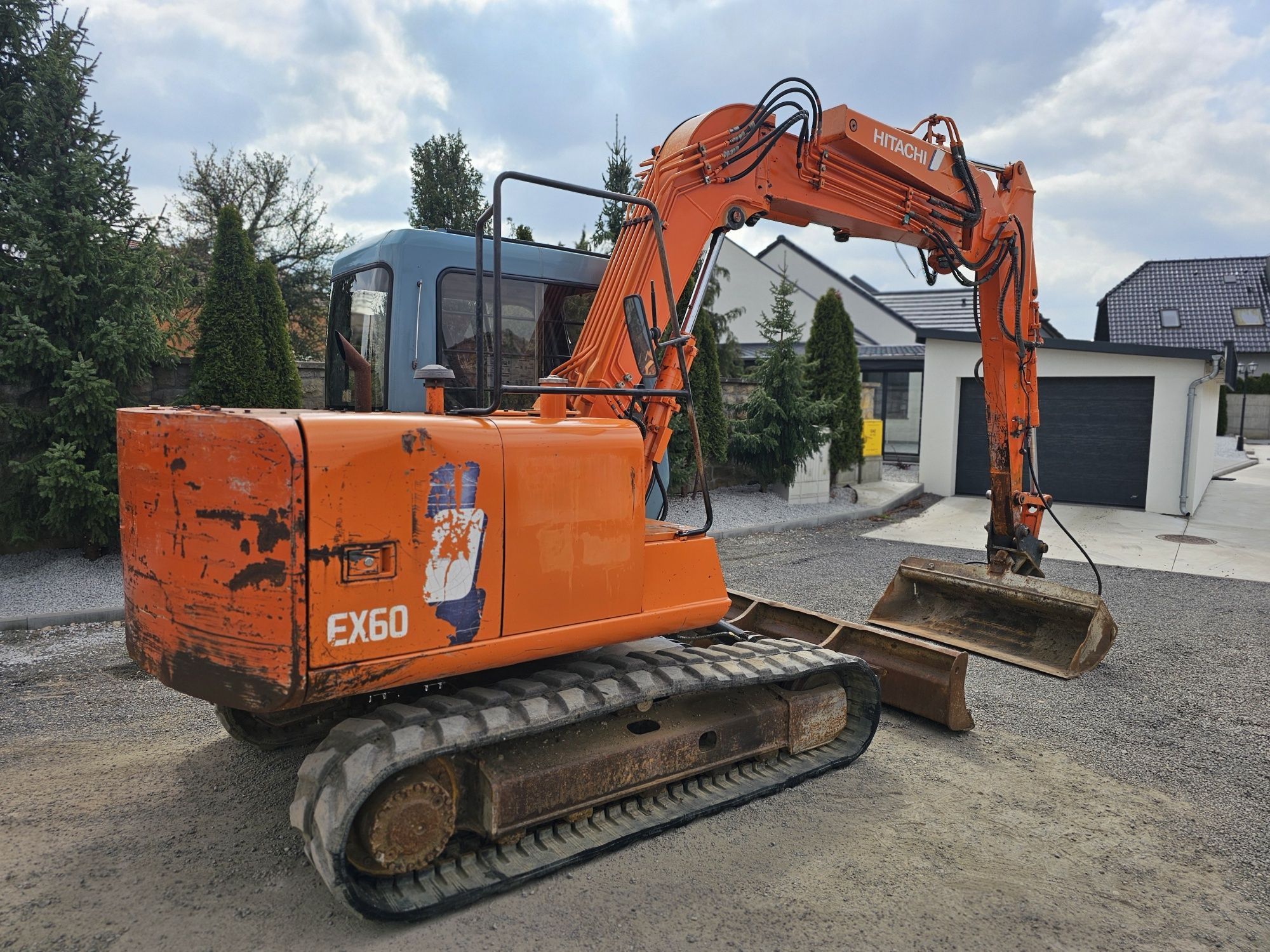 Koparka Hitachi ex60, 5 łyżek!