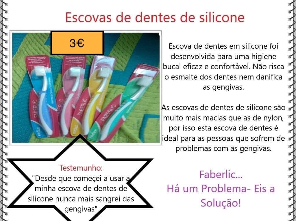 Escovas de Dentes de Silicone Faberlic