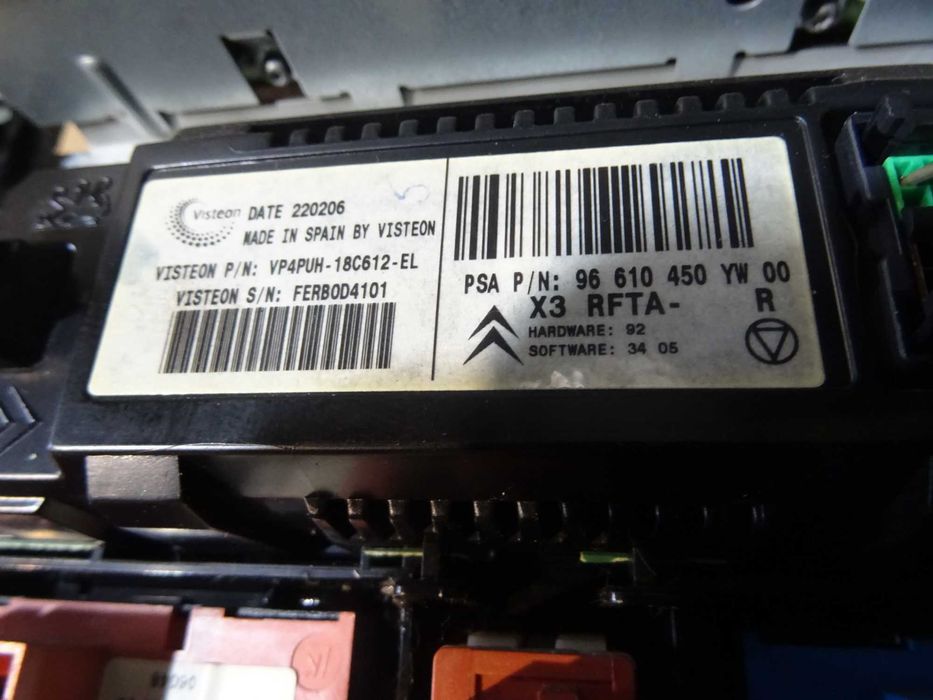 Panel Klimatyzacji Citroen C5 I Lift