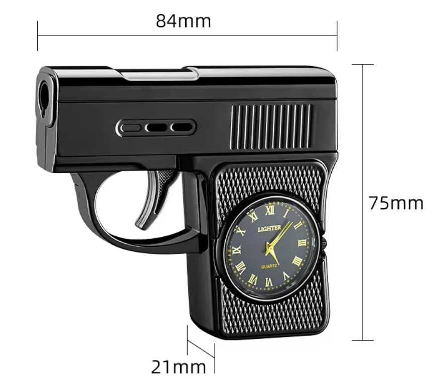 Zapalniczka zegarek pistolet