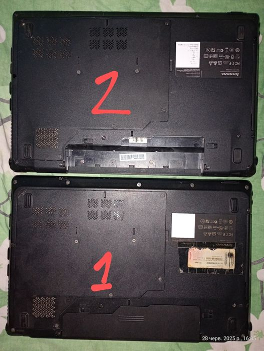Lenovo g565 два штуки, не робочі на з/ч чи відновлення
