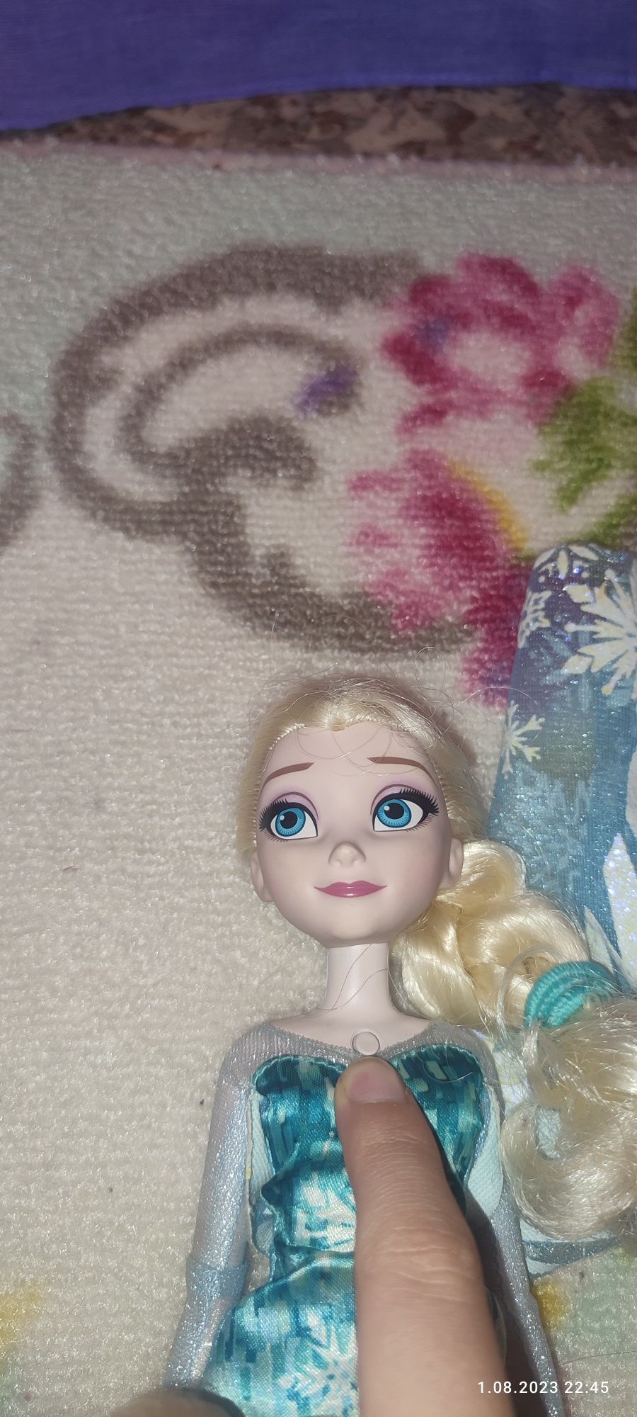 Kraina Lodu, Rozświetlona Elsa pianinko , lalka interaktywna

Kraina
