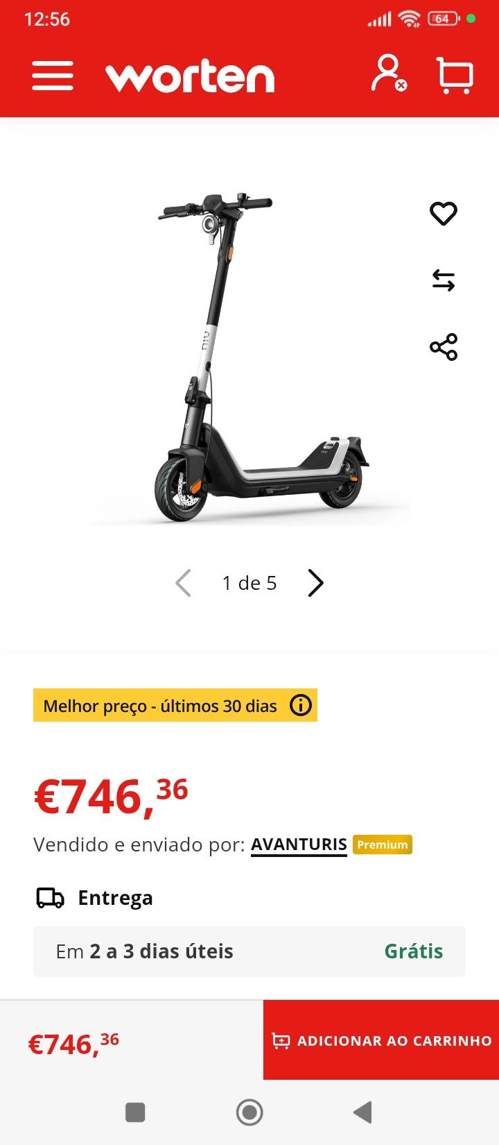 Trotinete/Scooter Niu KQi3 sport