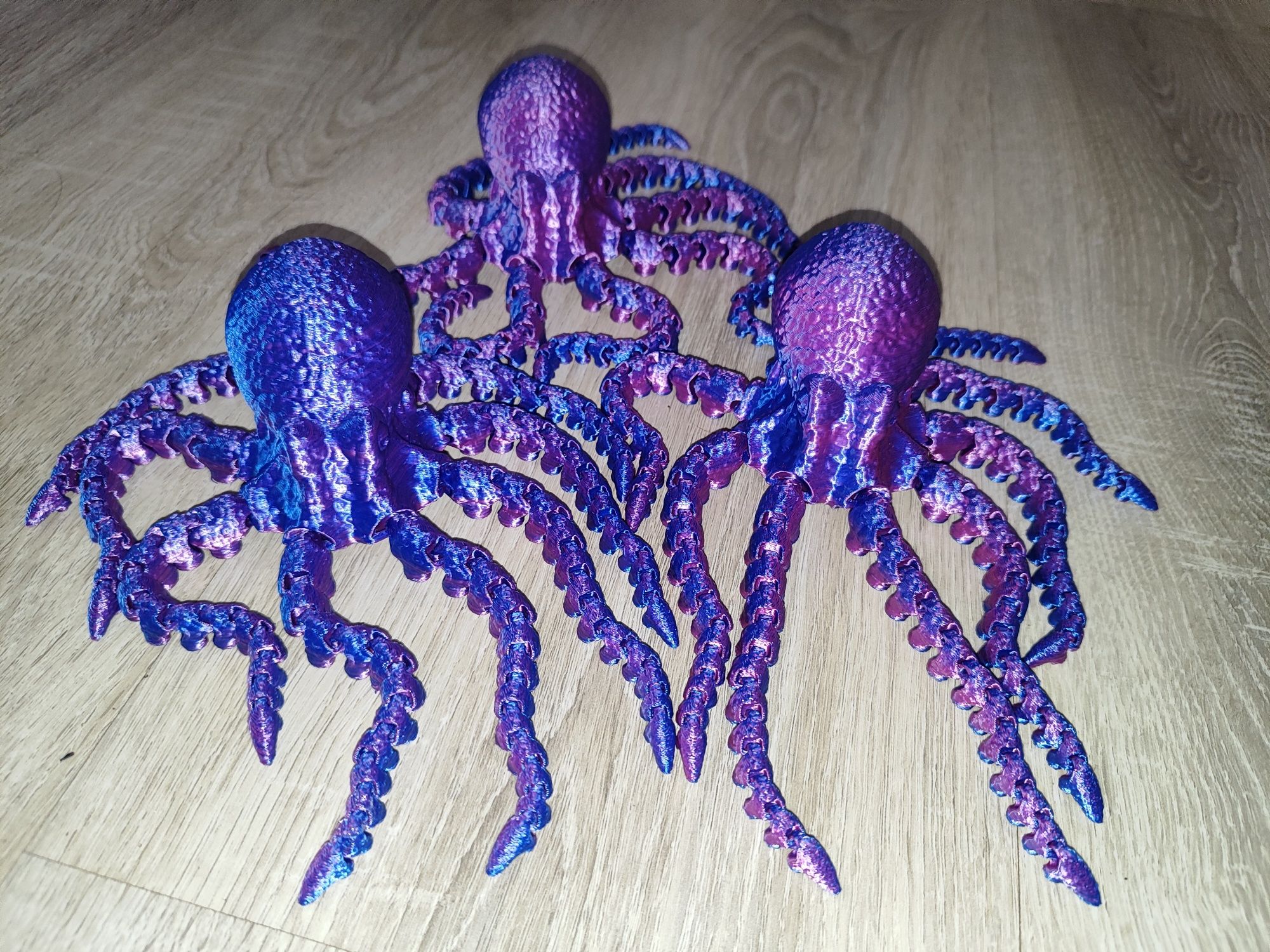 Ośmiornice ruchome macki 27 cm wydruk 3D