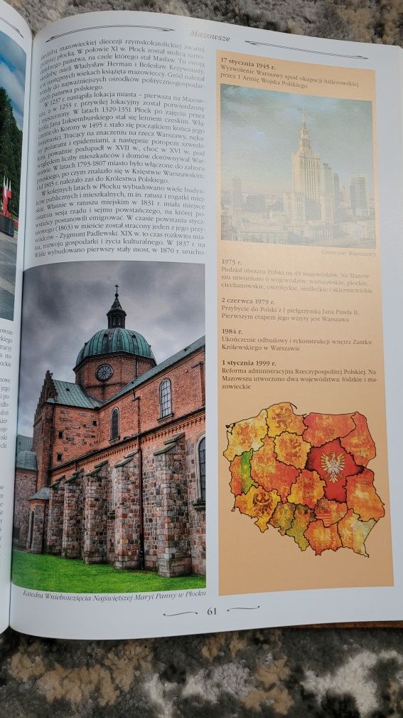 Książka ,,Krainy historyczne Polski"