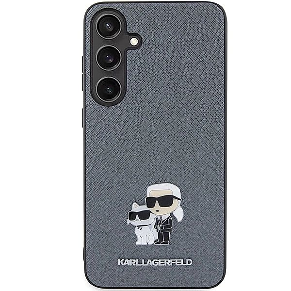 Etui Karl Lagerfeld Saffiano Karl&Choupette Metal Pin na Samsung Galax