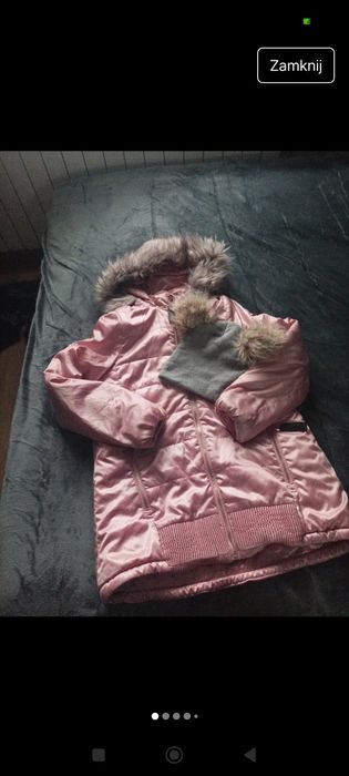 Kurtka zimowa dziewczęca