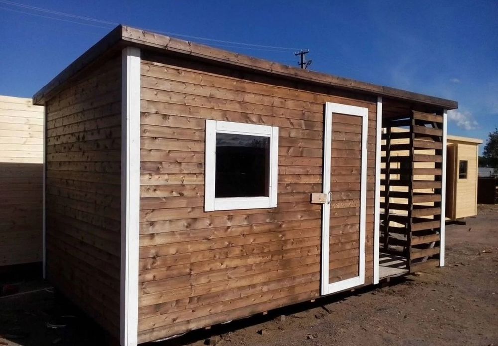 Хозблок, сарай, бытовка с дровником