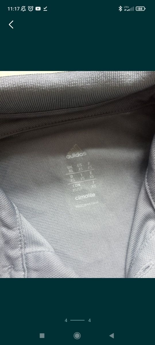 Koszulka typu polo Adidas rozmiar xs