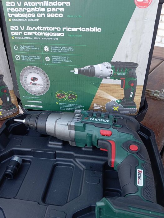 шуруповерт для гіпсокарт PARKSIDE PTBSA 20-Li В2, шурупокрут, викрутка