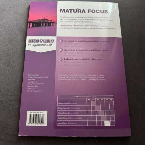 ćwiczenia do nauki języka angielskiego Focus 5 Matura B2+/C1