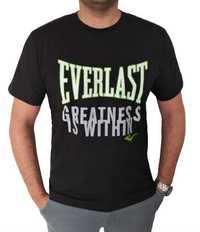 Koszulka męska, t-shirt EVERLAST EVR9299 bawełna czarna Roz. M