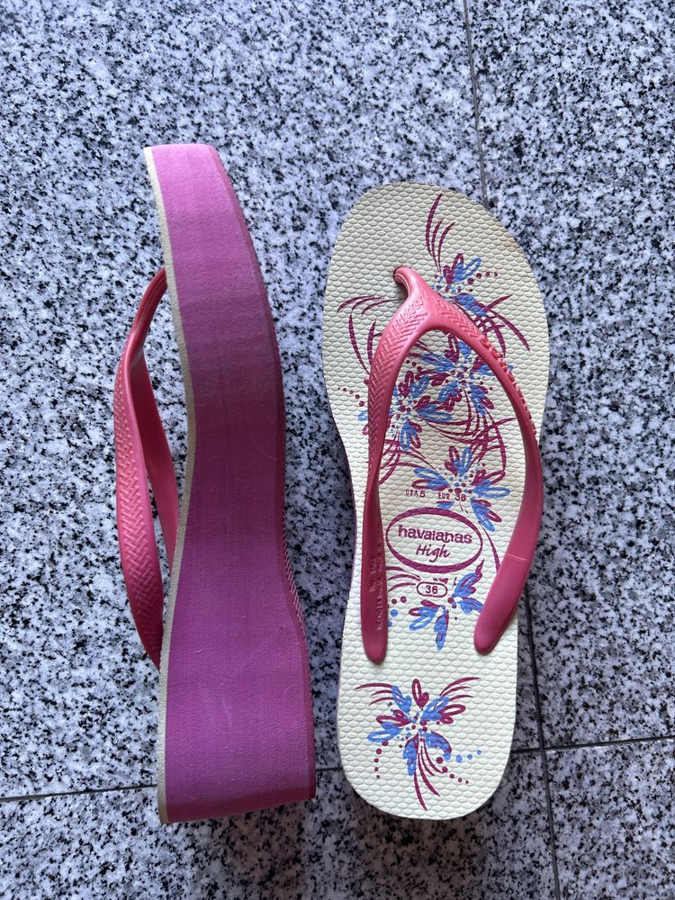 Havaianas high 38 plataforma altas