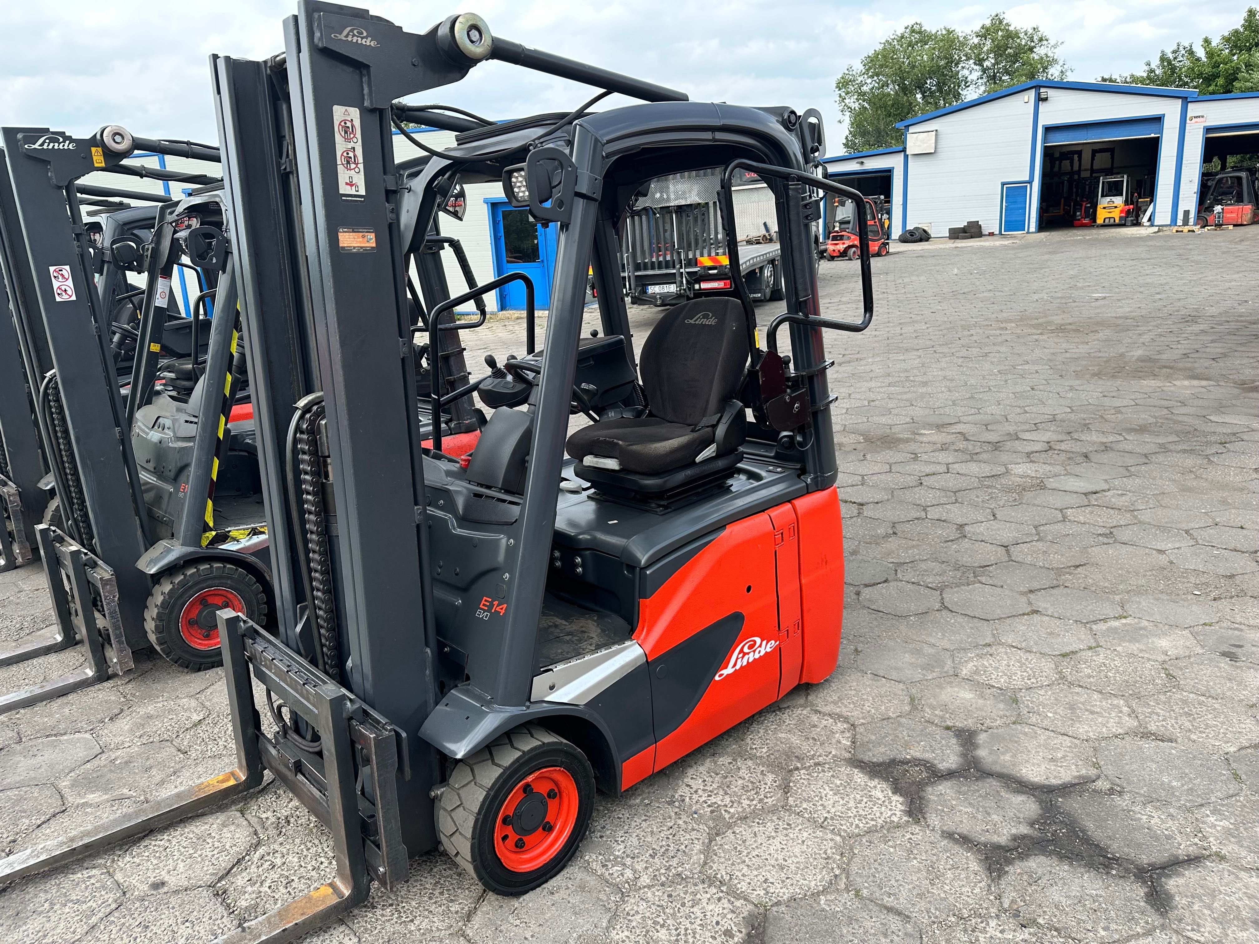 Wózek Widłowy Linde E14, Triplex 4,6 M  , 2018 rok , 386